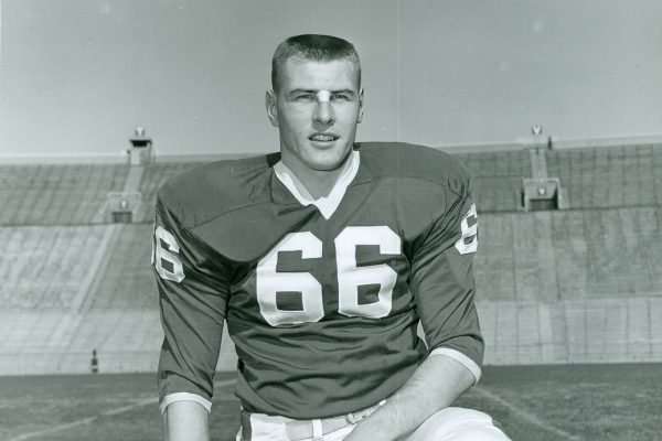 Kulcinski in his Wisconsin football uniform
